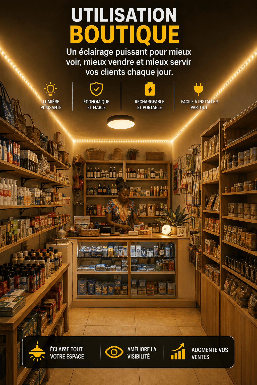 Utilisation boutique