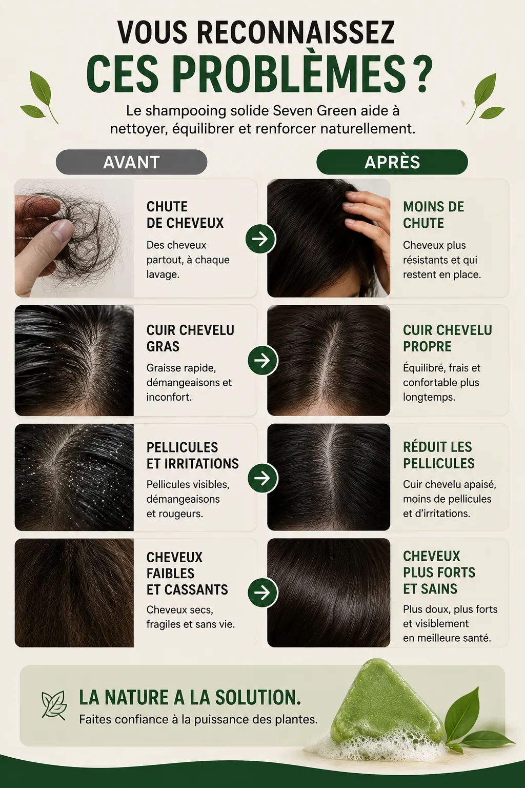 Seven Green Avant Après